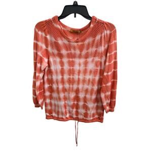 NWT S Orange and White Belldini Sweater